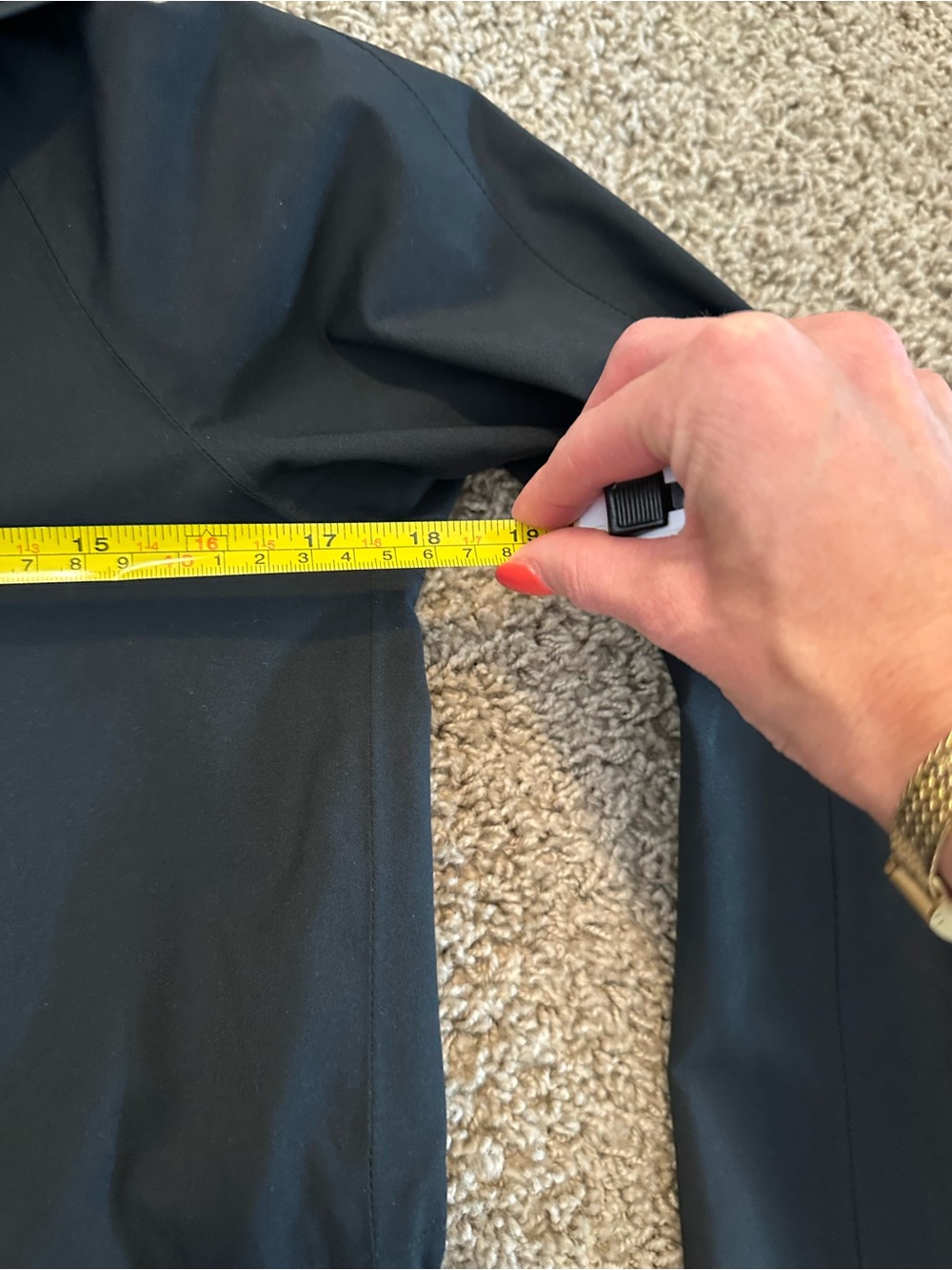 Uniqlo Women's Black Hooded Trench Coat - Picture 6 of 7
